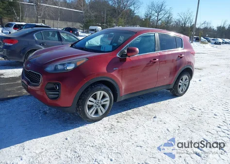 2017 Kia Sportage Lx из США, поврежденный, VIN KNDPMCAC1H7040412